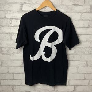 Black Scale B logo tee